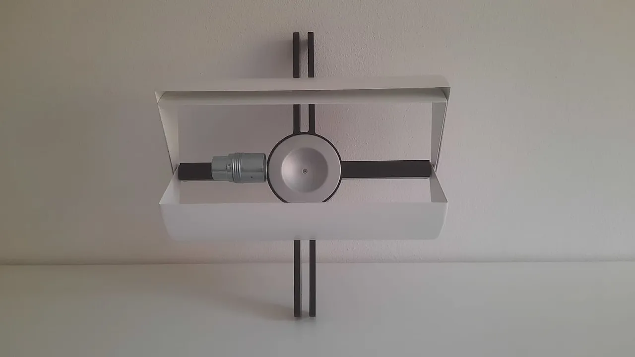 Stria coll. wall lamp by E. Gismondi for Artemide, 70s 3