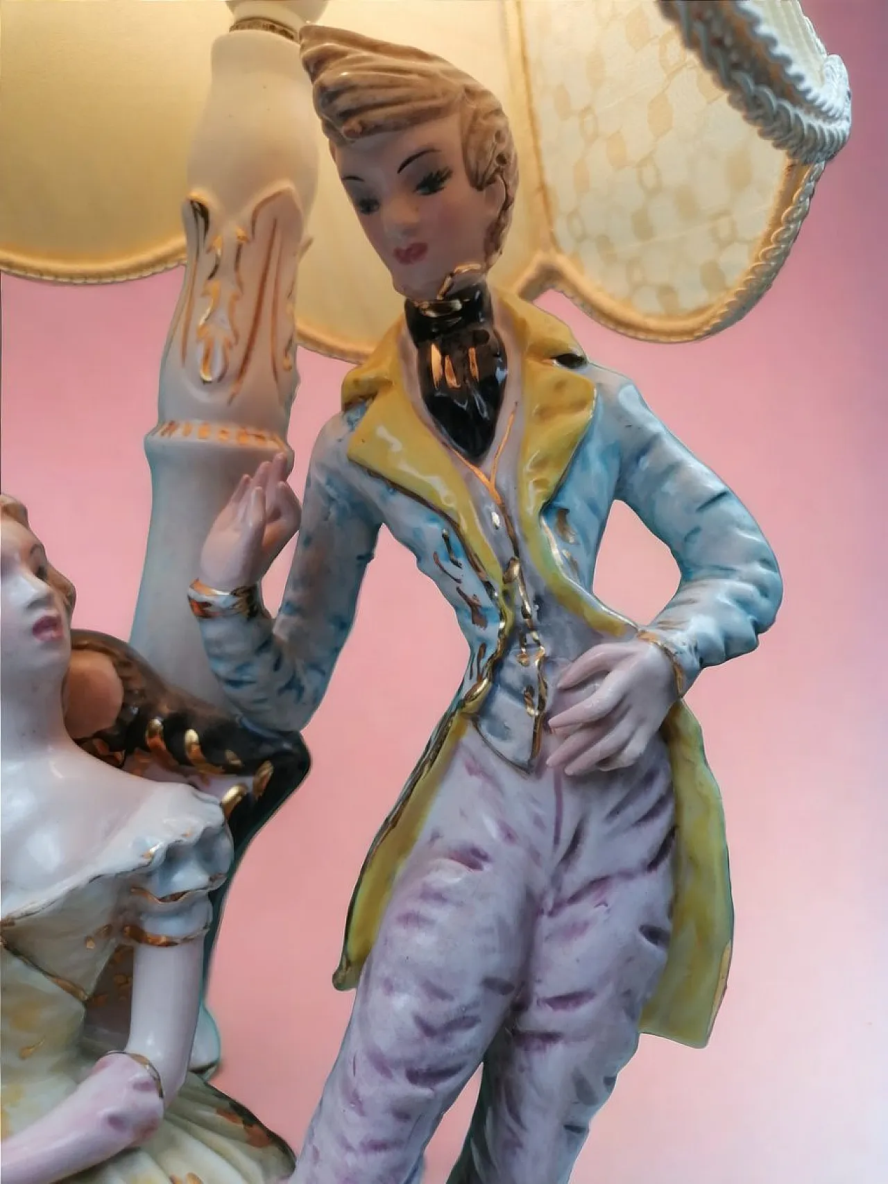 Lampada da tavolo in ceramica, anni '50 4