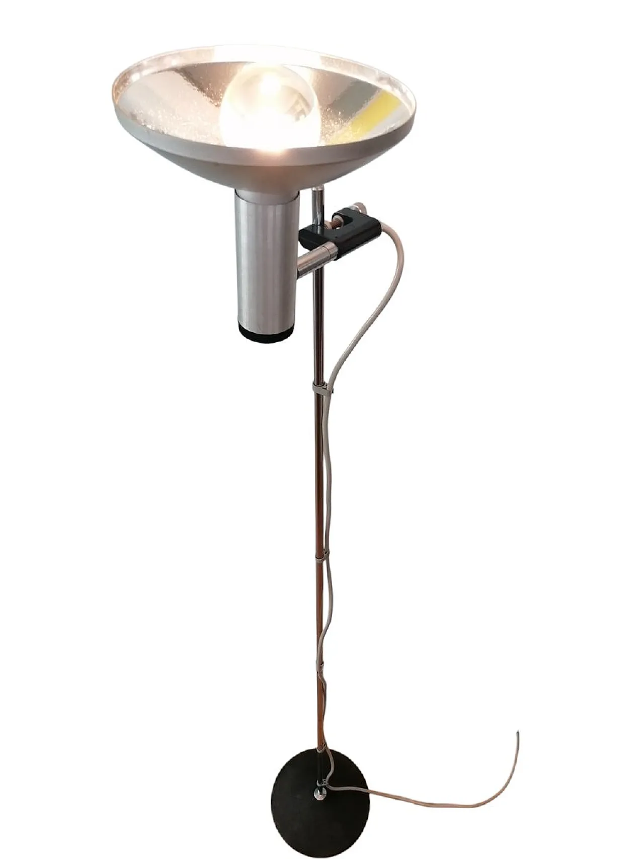 Lampada da terra industriale, anni '70 2