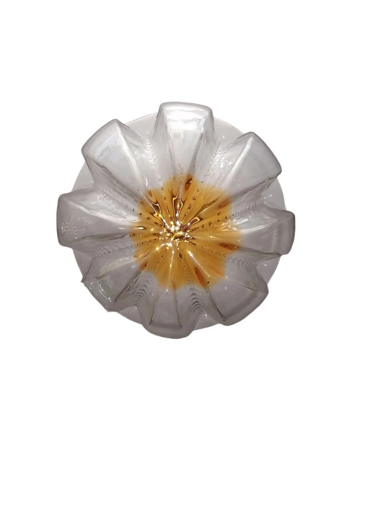 Lampada a sospensione in vetro di Murano di Mazzega, anni '60 5