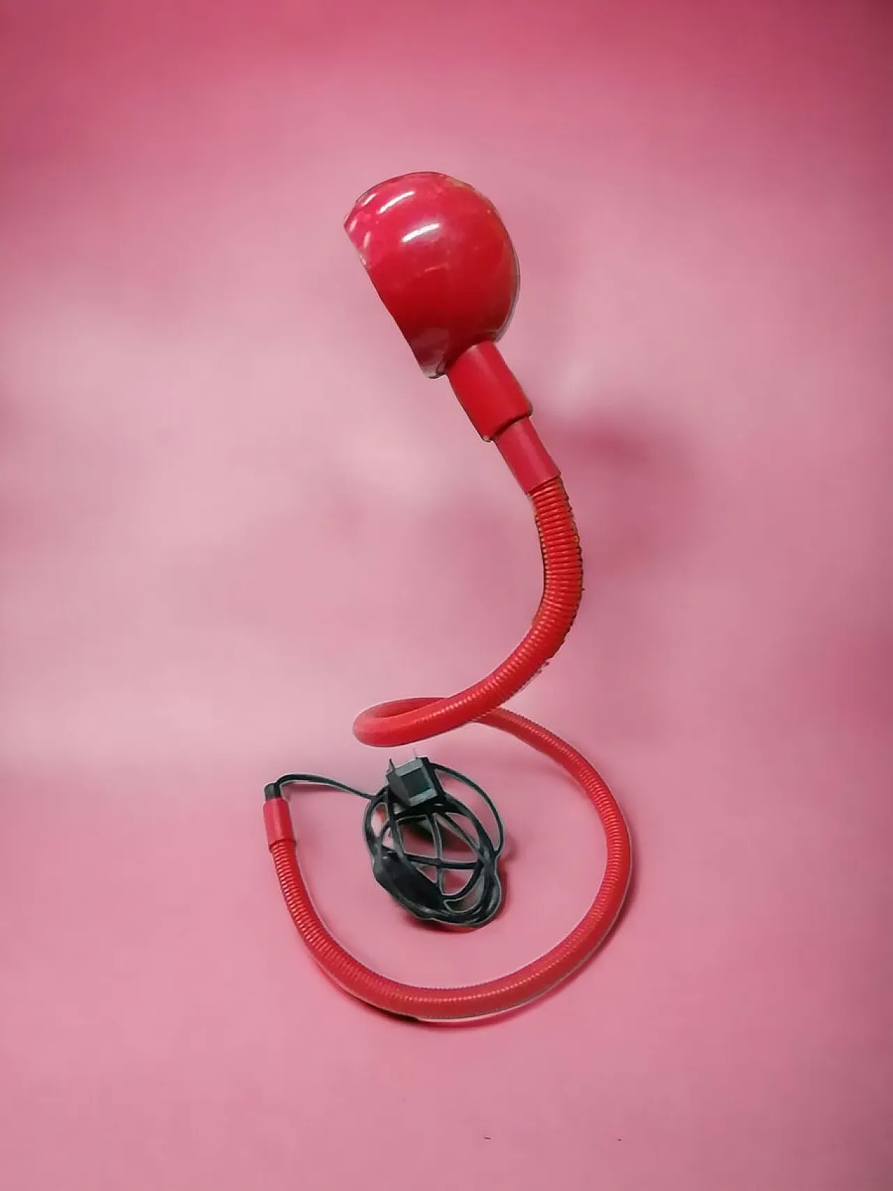 Hebi Snake Gooseneck table lamp by Isao Hosoe for Valenti, 1970s 1