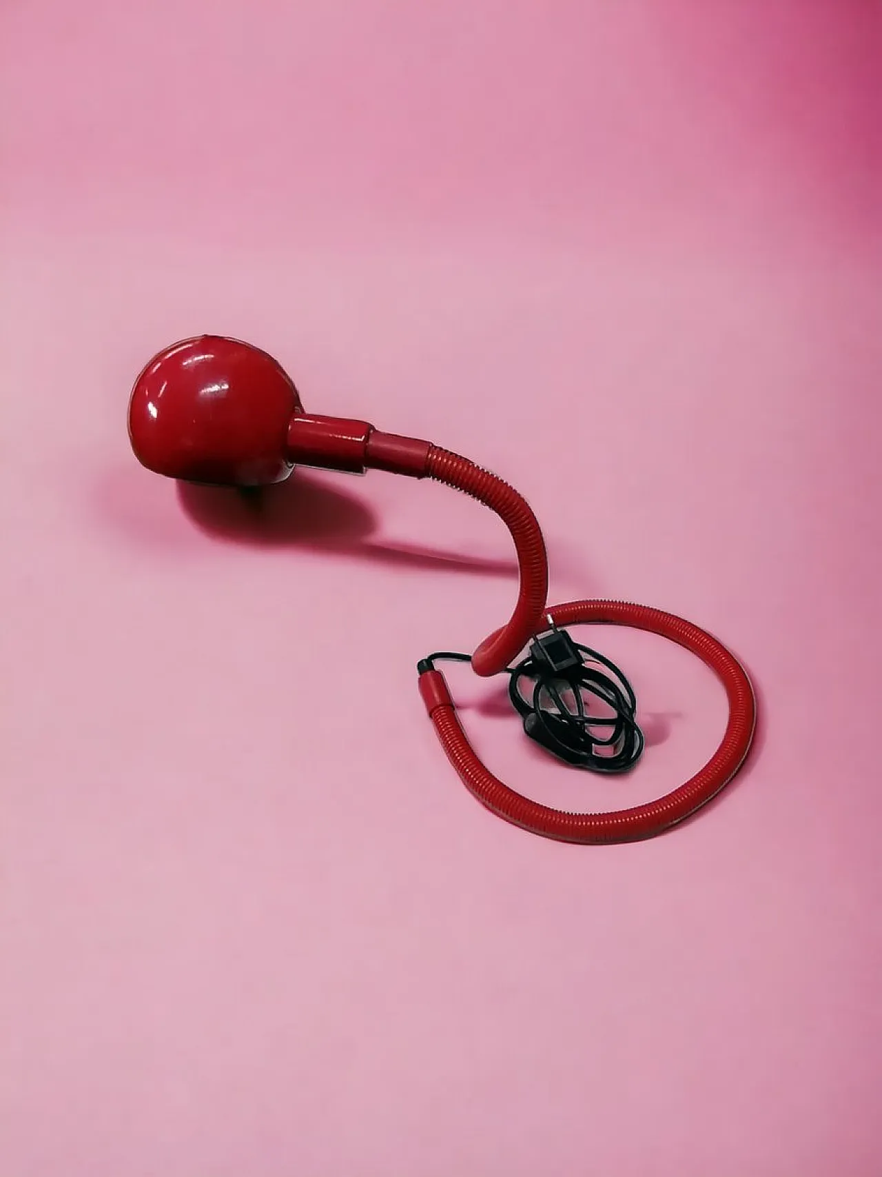 Hebi Snake Gooseneck table lamp by Isao Hosoe for Valenti, 1970s 2