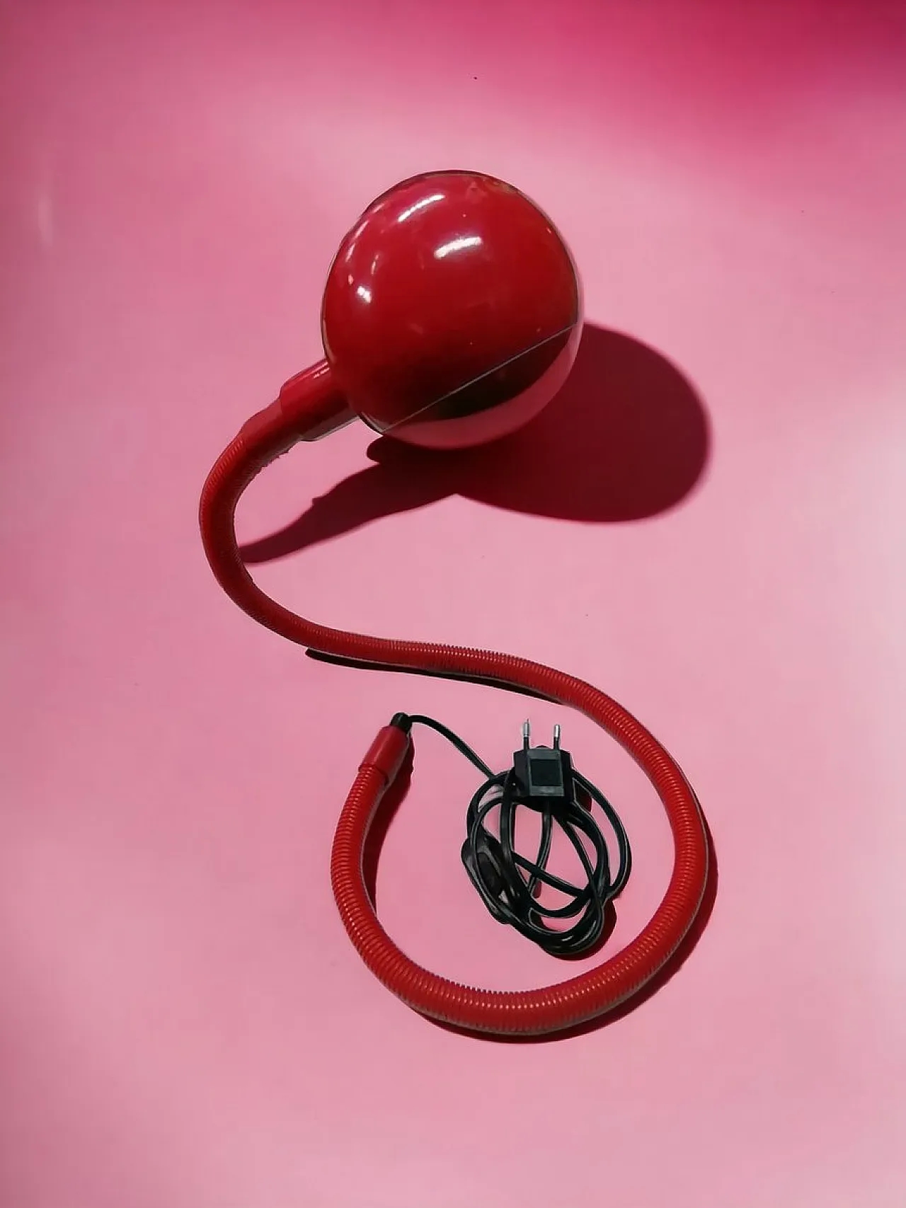 Hebi Snake Gooseneck table lamp by Isao Hosoe for Valenti, 1970s 3