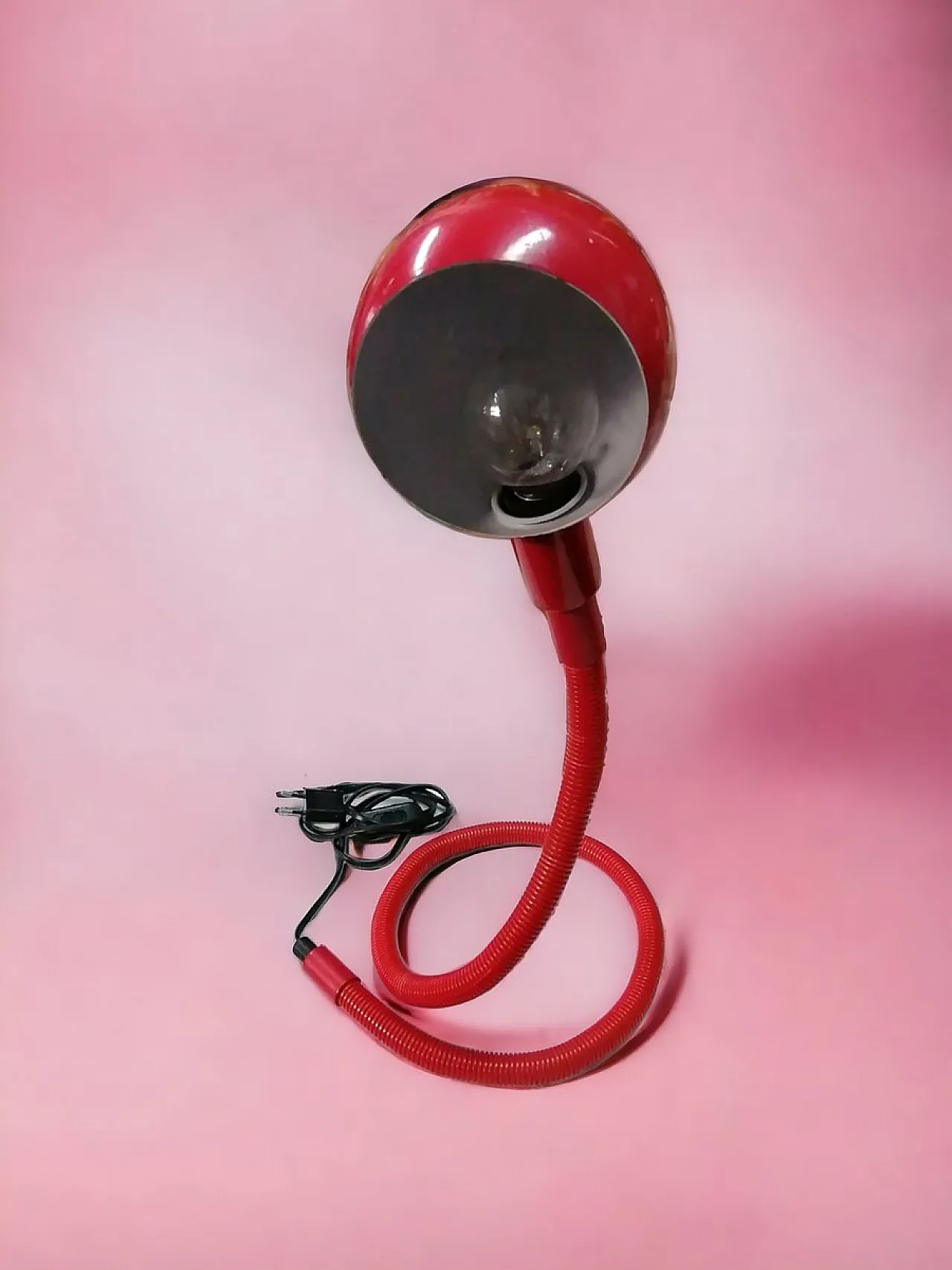 Hebi Snake Gooseneck table lamp by Isao Hosoe for Valenti, 1970s 7