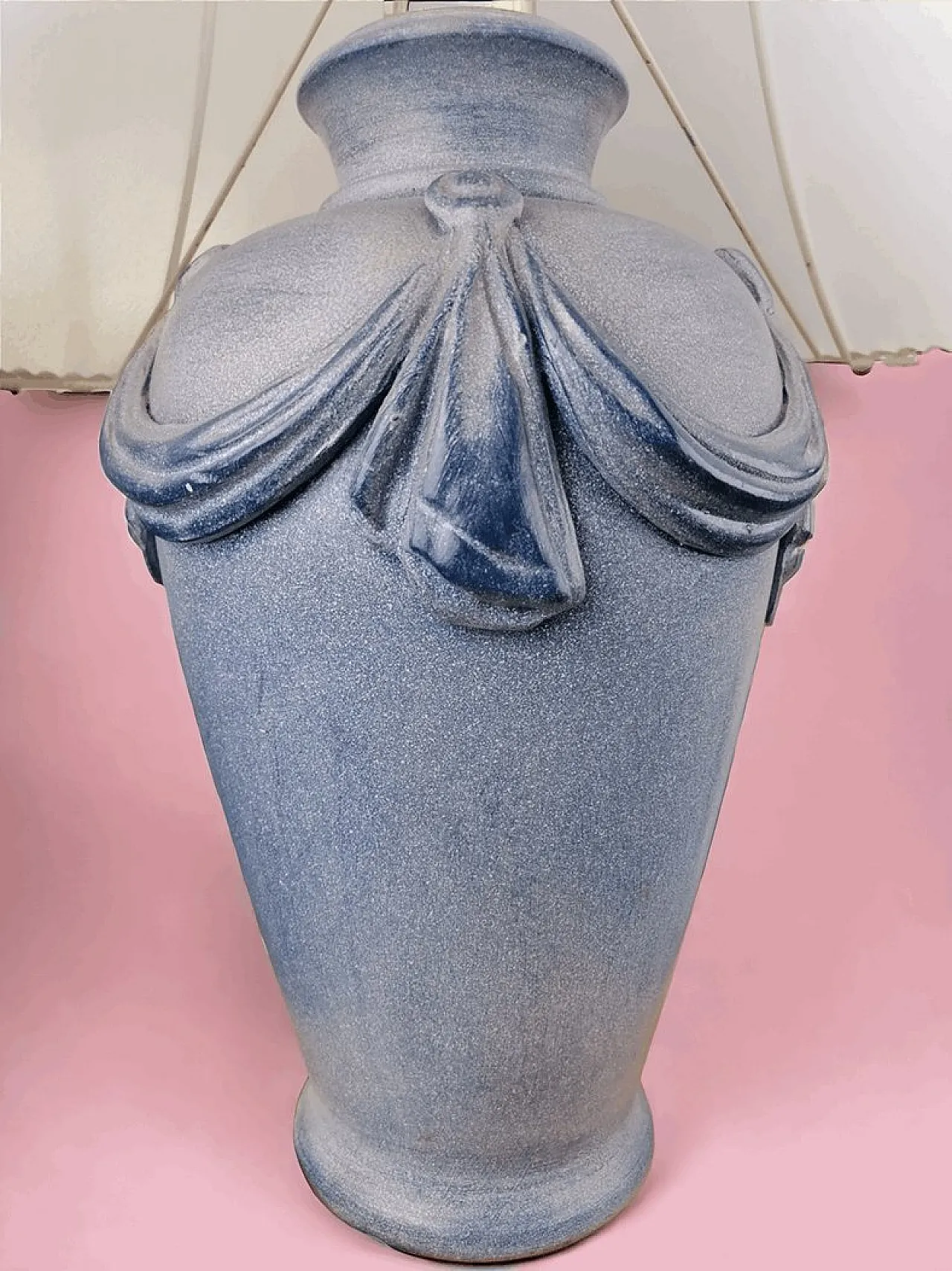 Lampada da tavolo grande Art Nouveau, anni '70 3