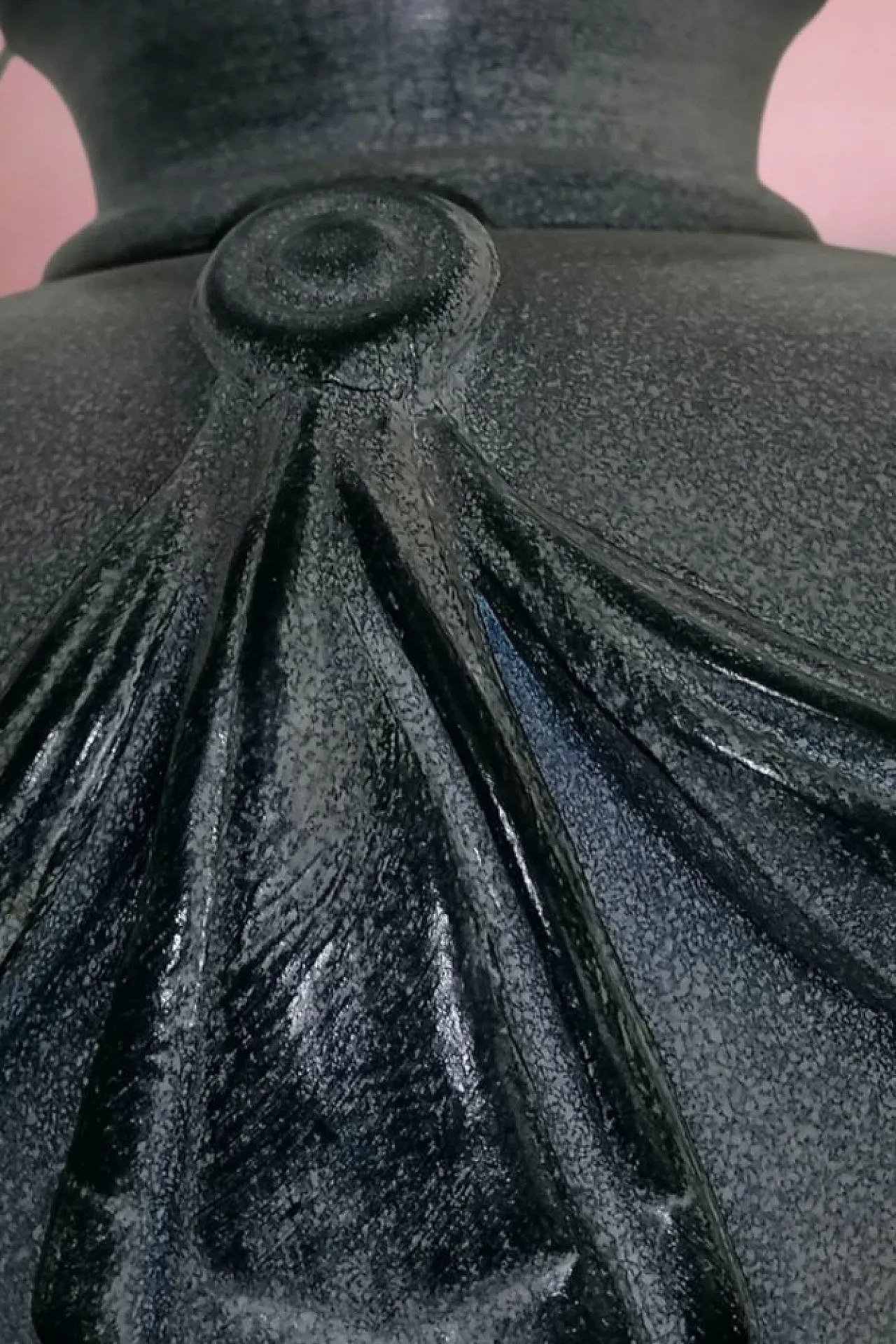 Lampada da tavolo grande Art Nouveau, anni '70 8