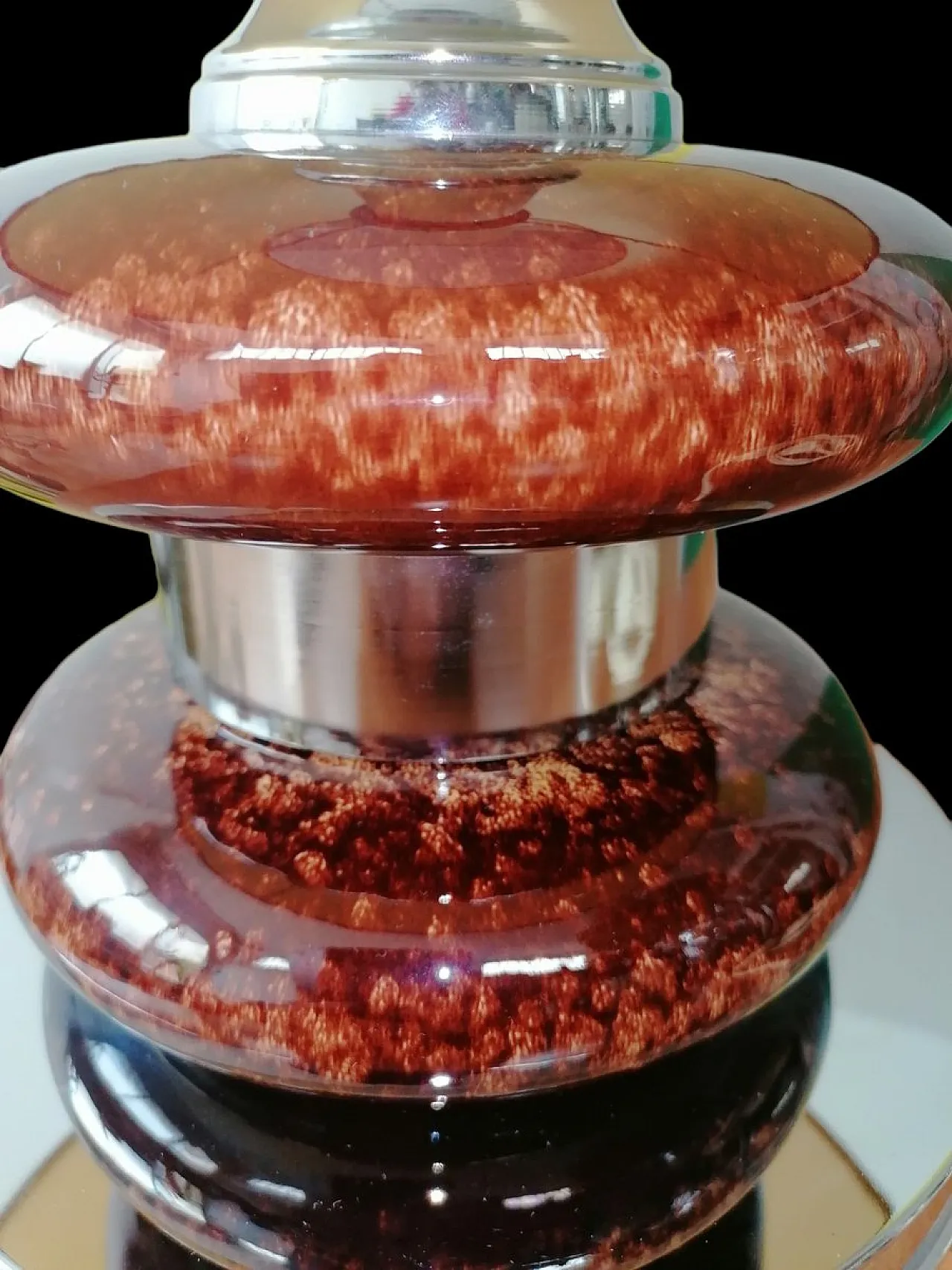 Lampada da tavolo Space Age in ceramica, anni '70 3