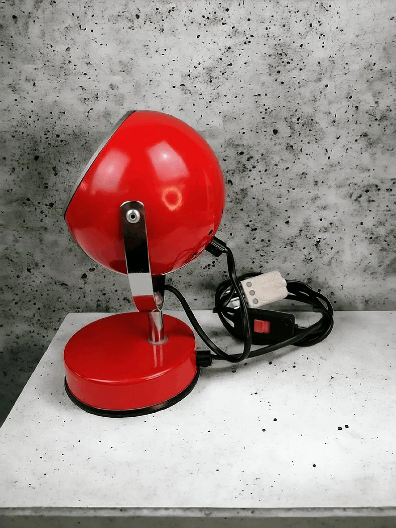 Lampada da tavolo Space Age Eyeball di Veneta Lumi, anni '70 2