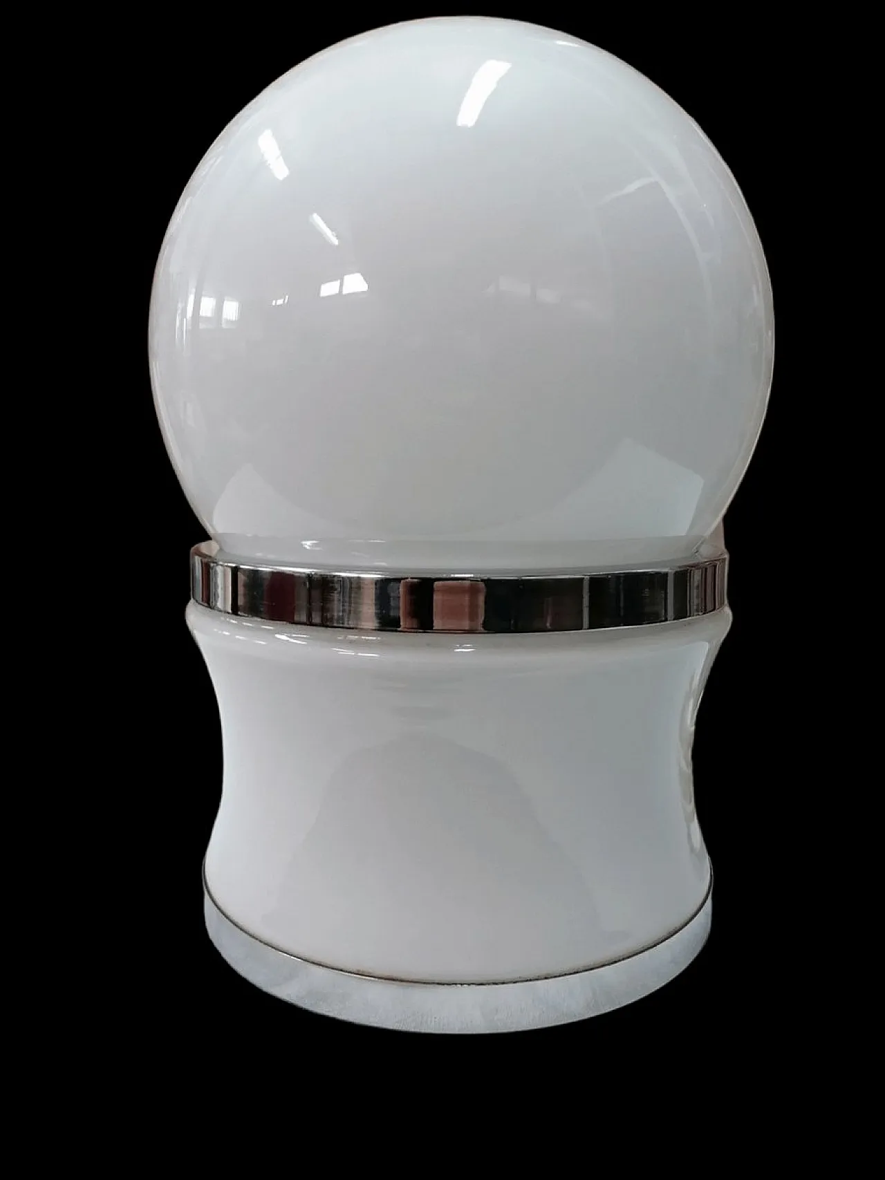 Lampada da tavolo in vetro attribuita a Goffredo Reggiani, anni '60 1