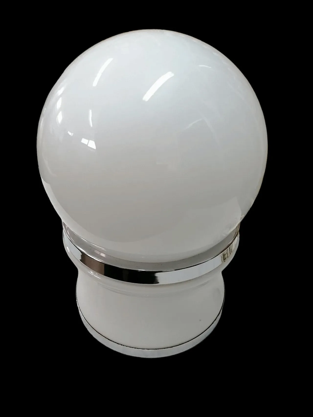 Lampada da tavolo in vetro attribuita a Goffredo Reggiani, anni '60 3