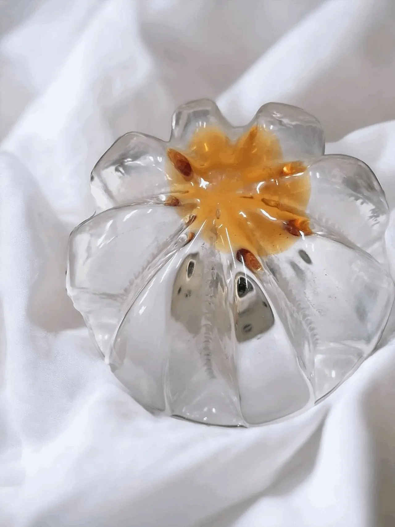 Coppia di lampade da tavolo in vetro di Murano, anni '70 2