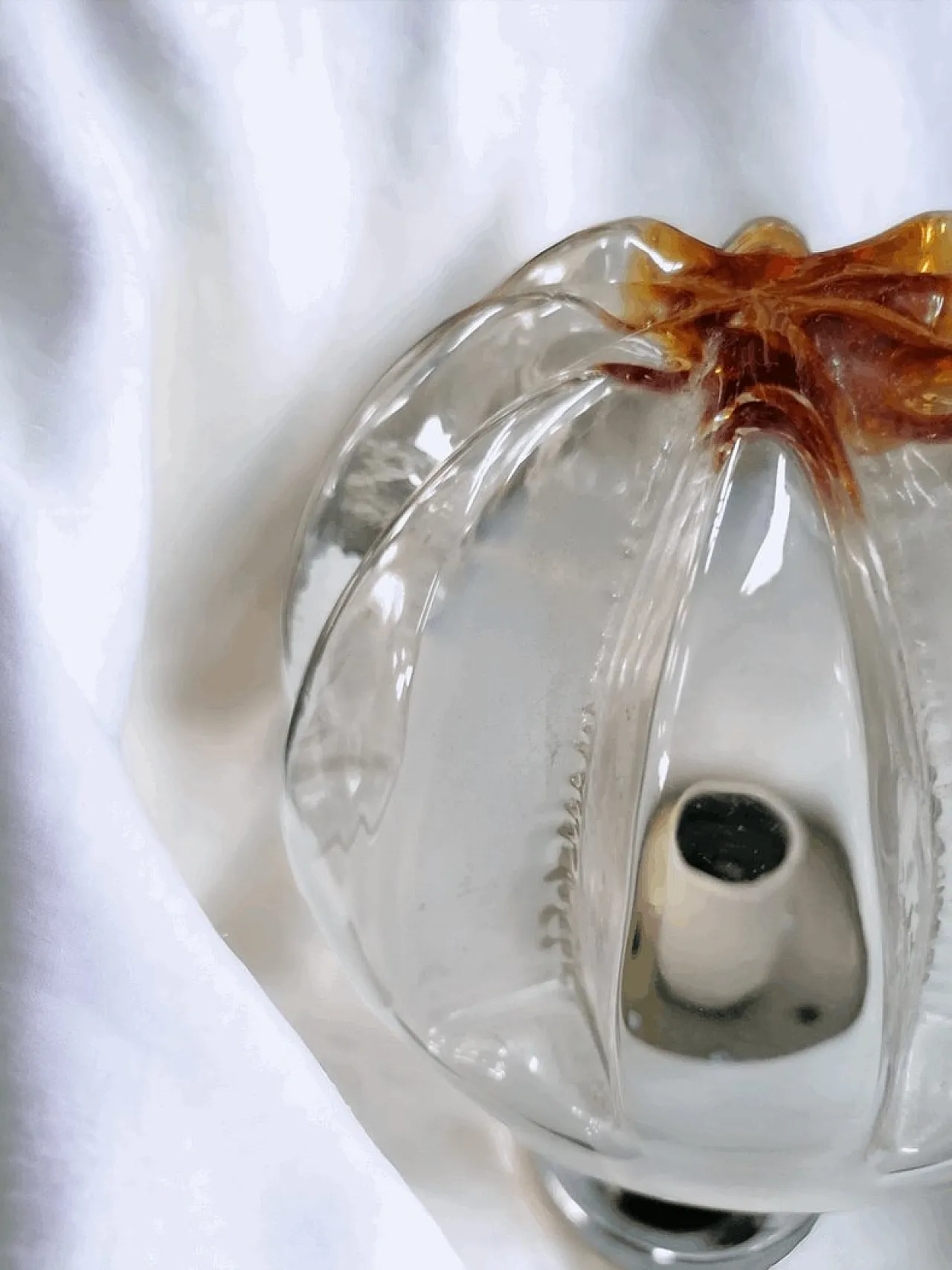 Coppia di lampade da tavolo in vetro di Murano, anni '70 4