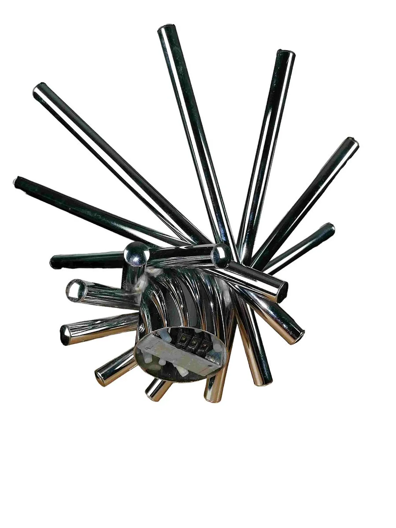 Lampada da soffitto Astri Slim a 10 luci attribuita a Marco Zott per Bilumen, anni '90 2