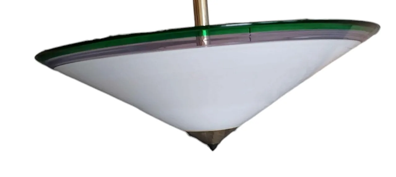 Lampada a sospensione attribuita a Venini, anni '60 3