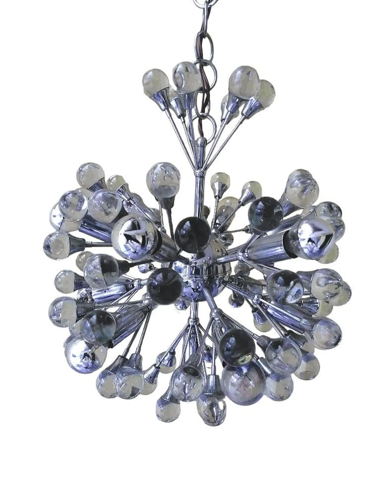 Lampadario Sputnik di Gaetano Sciolari, anni '60 1