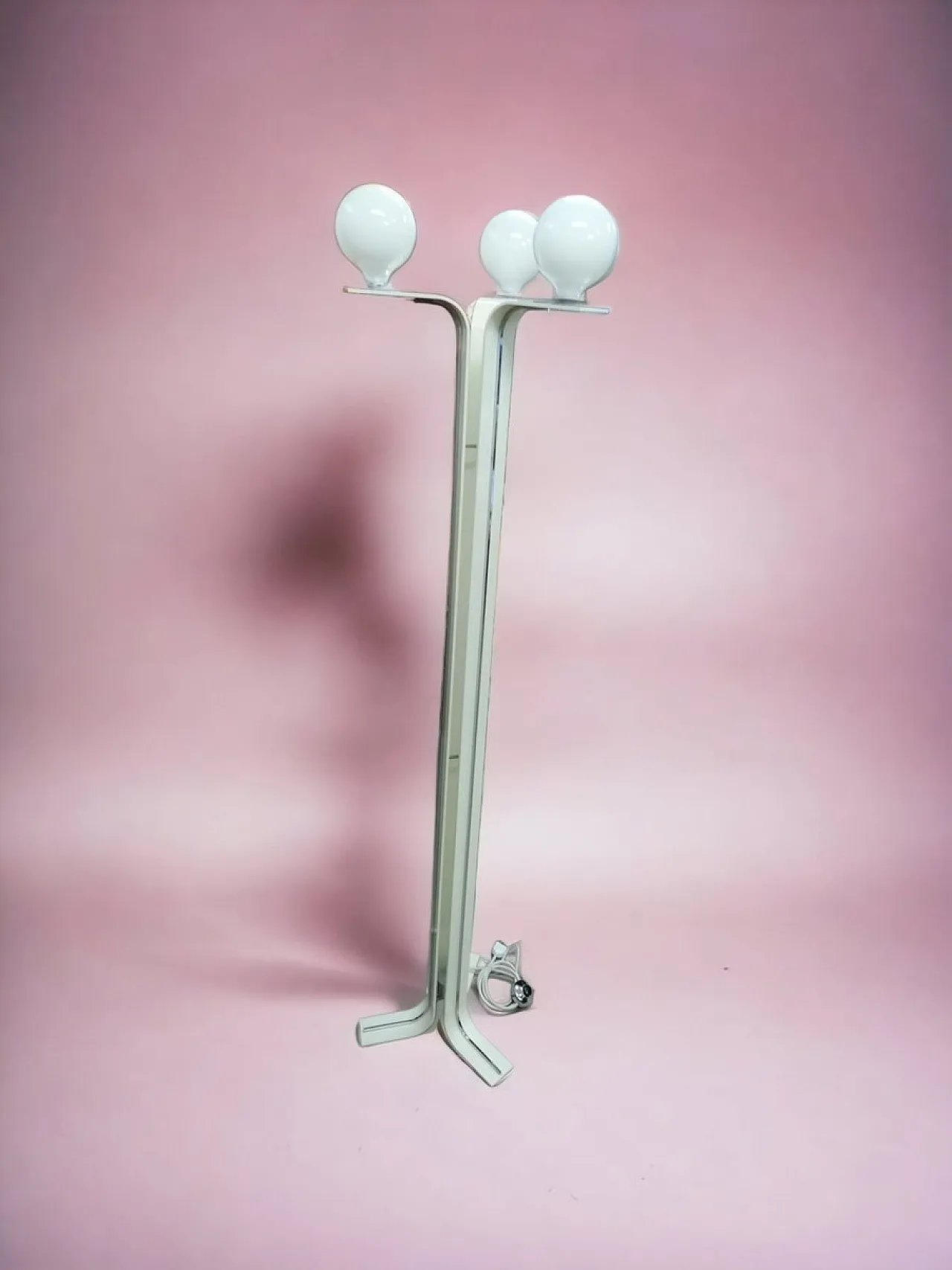 Lampada da terra Space Age a tre luci, anni '70 3