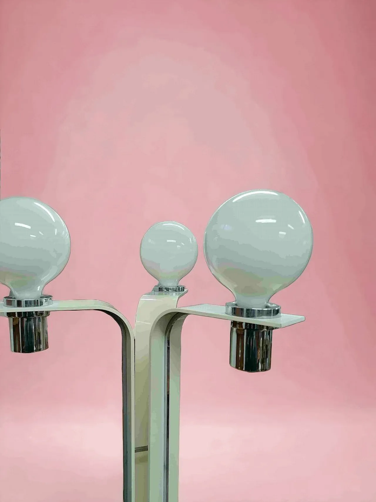 Lampada da terra Space Age a tre luci, anni '70 4