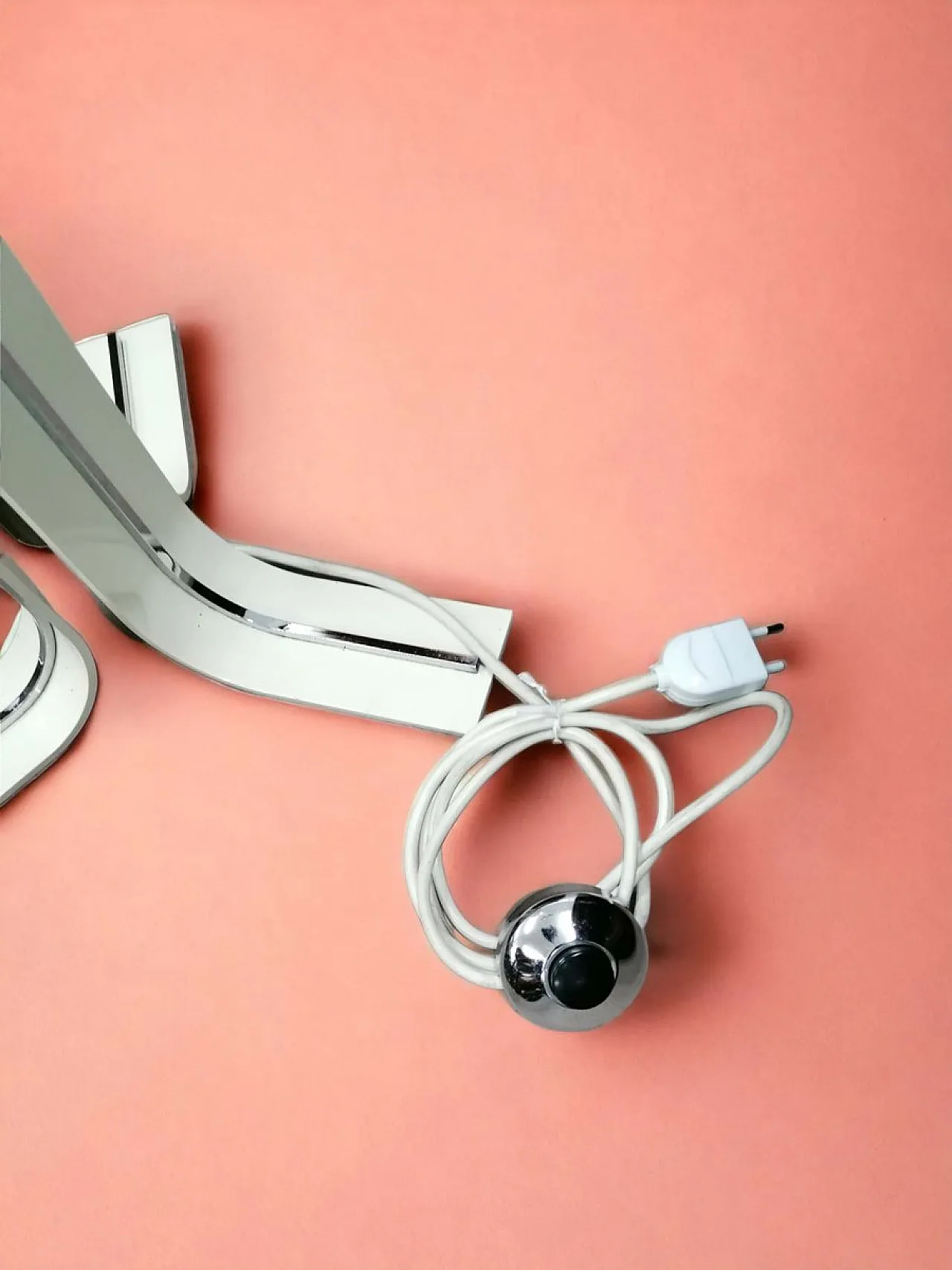 Lampada da terra Space Age a tre luci, anni '70 5