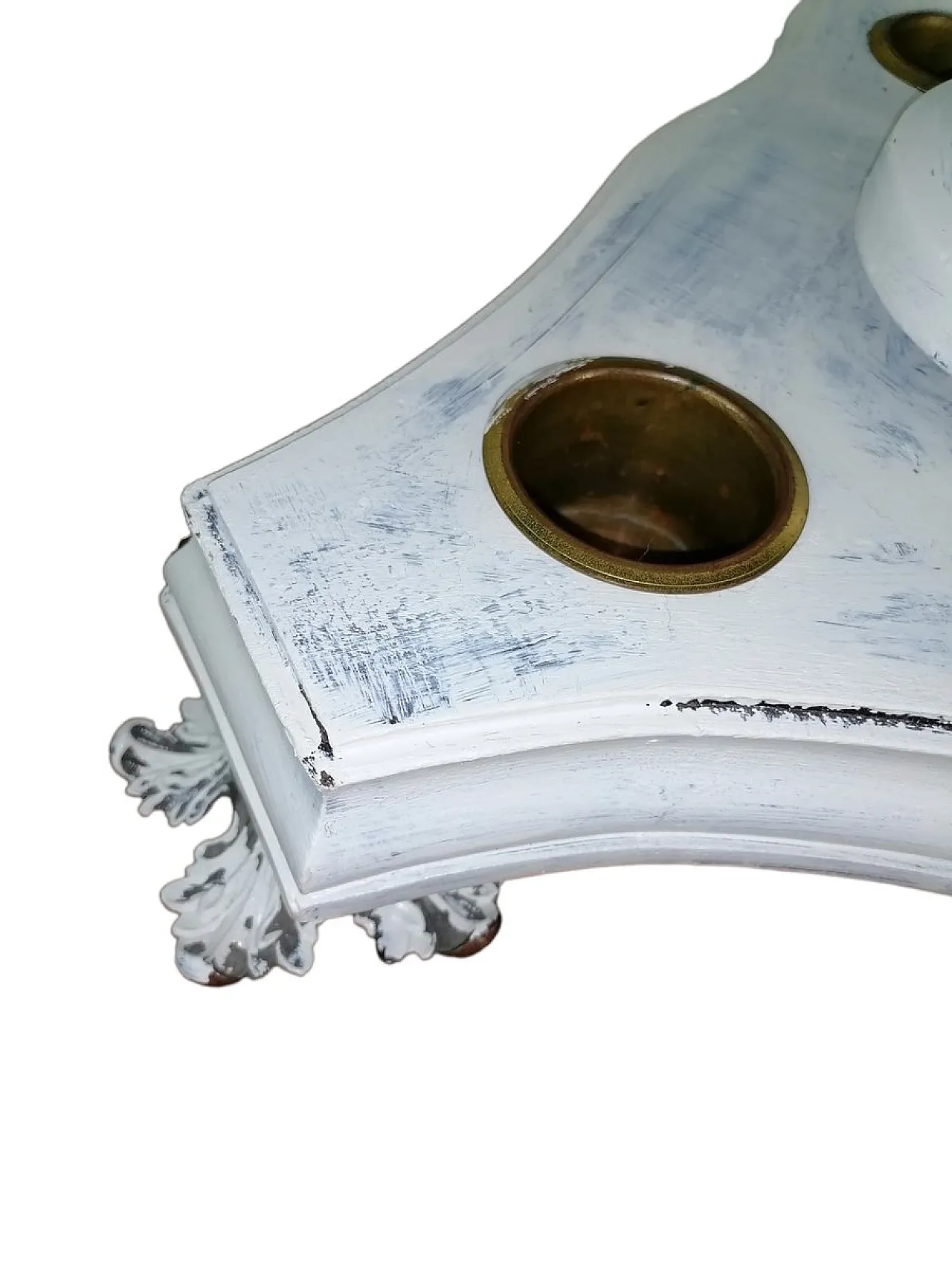 Portaombrelli in ceramica e legno di Capodimonte, anni '50 4