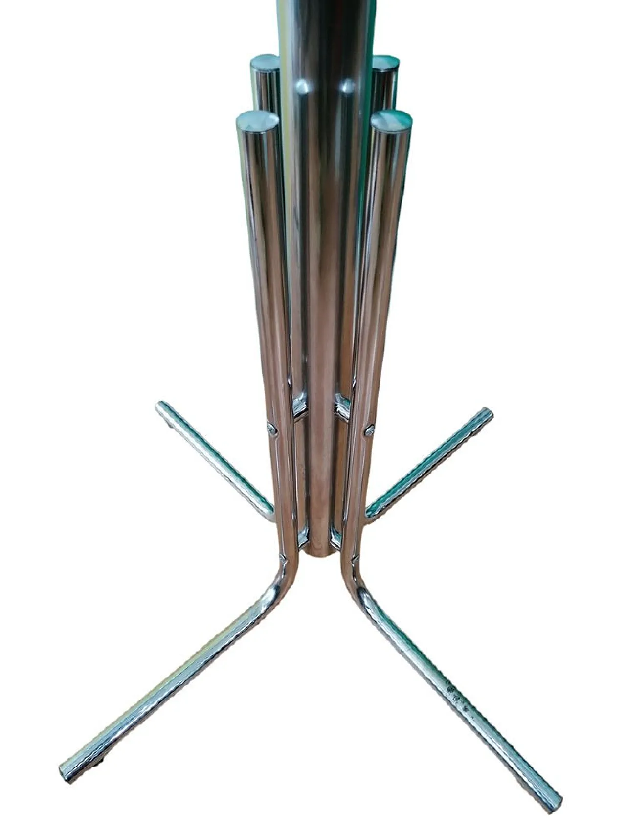 Appendiabiti Space Age in acciaio, anni '70 2