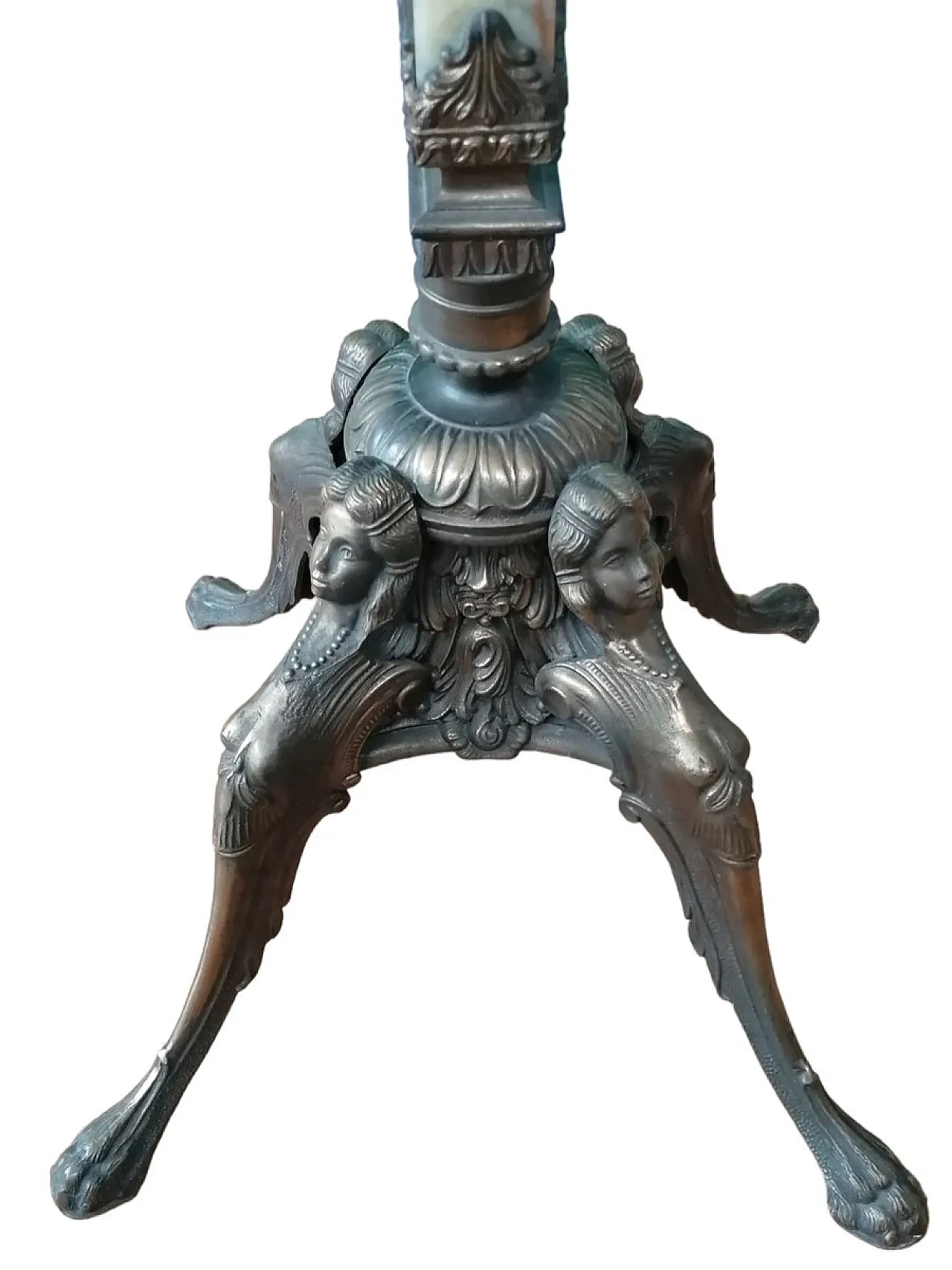 Appendiabiti in bronzo e onice, anni '50 5