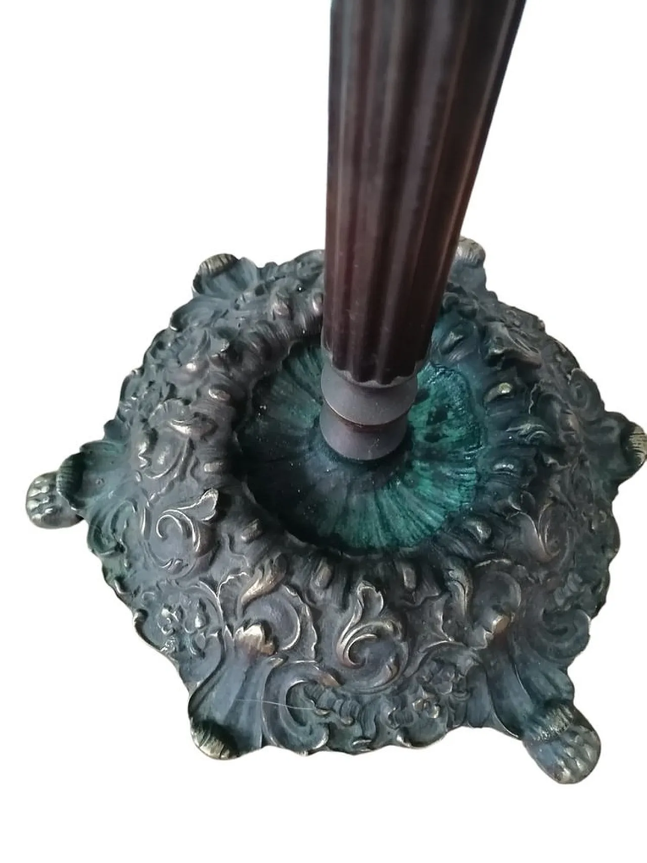 Coppia di appendiabiti in bronzo e ottone, anni '40 5