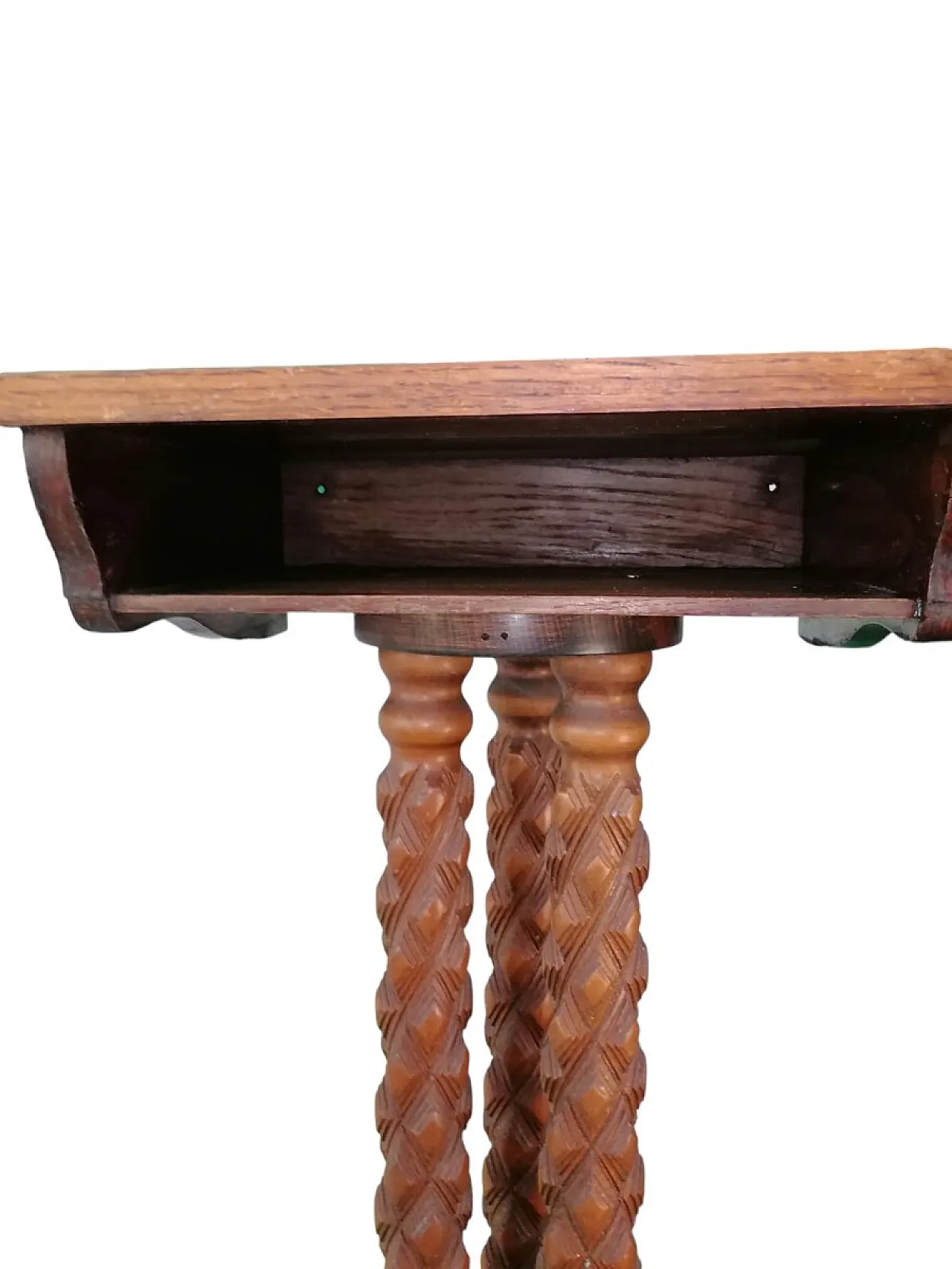 Leggio a colonna di pregevole fattura con piedi in bronzo, fine '800 2