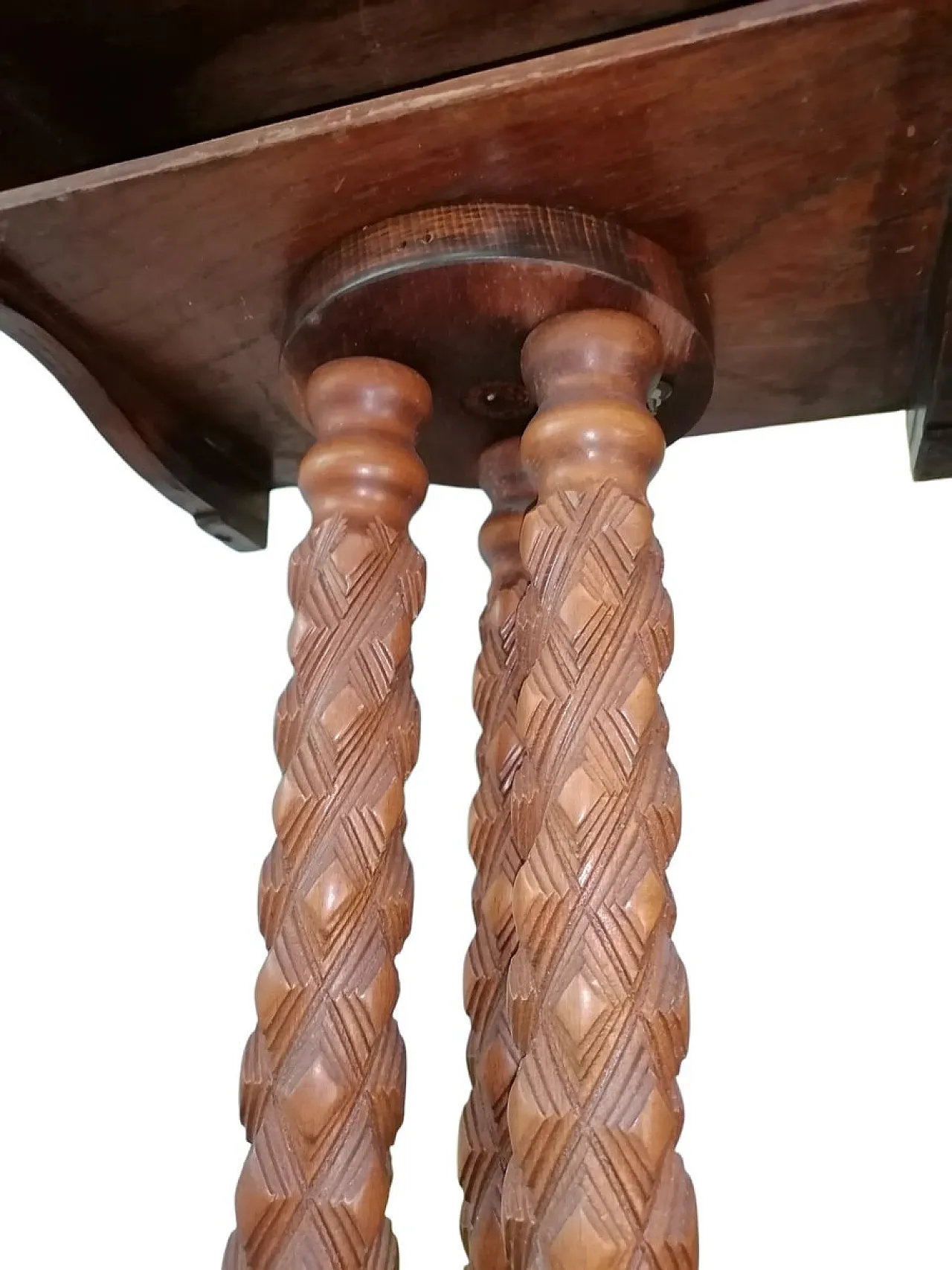 Leggio a colonna di pregevole fattura con piedi in bronzo, fine '800 3