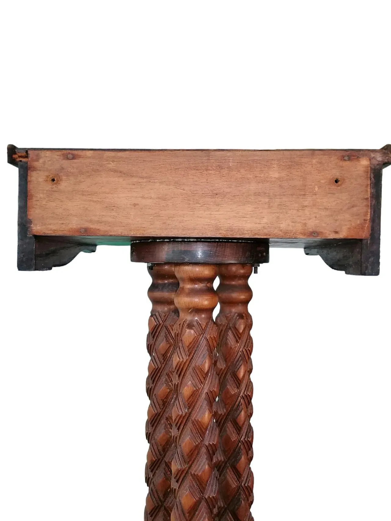 Leggio a colonna di pregevole fattura con piedi in bronzo, fine '800 4