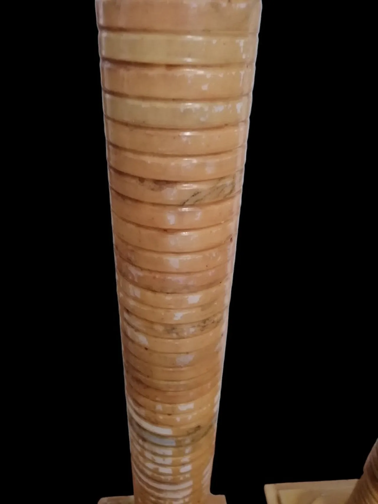 Pair of layered onyx columns, 1920s 7