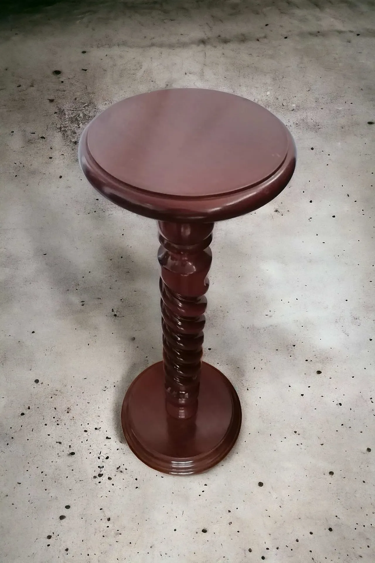 Colonna tortile a spirale in legno, anni '50 4