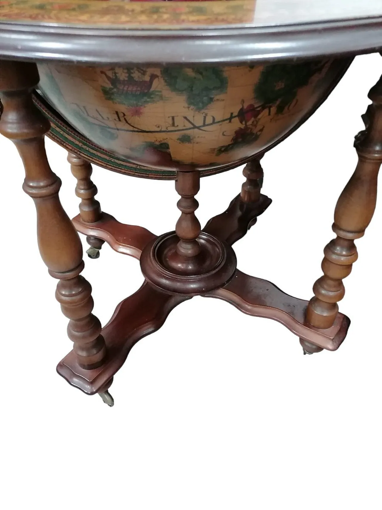 Mappamondo bar mobile, anni '70 5