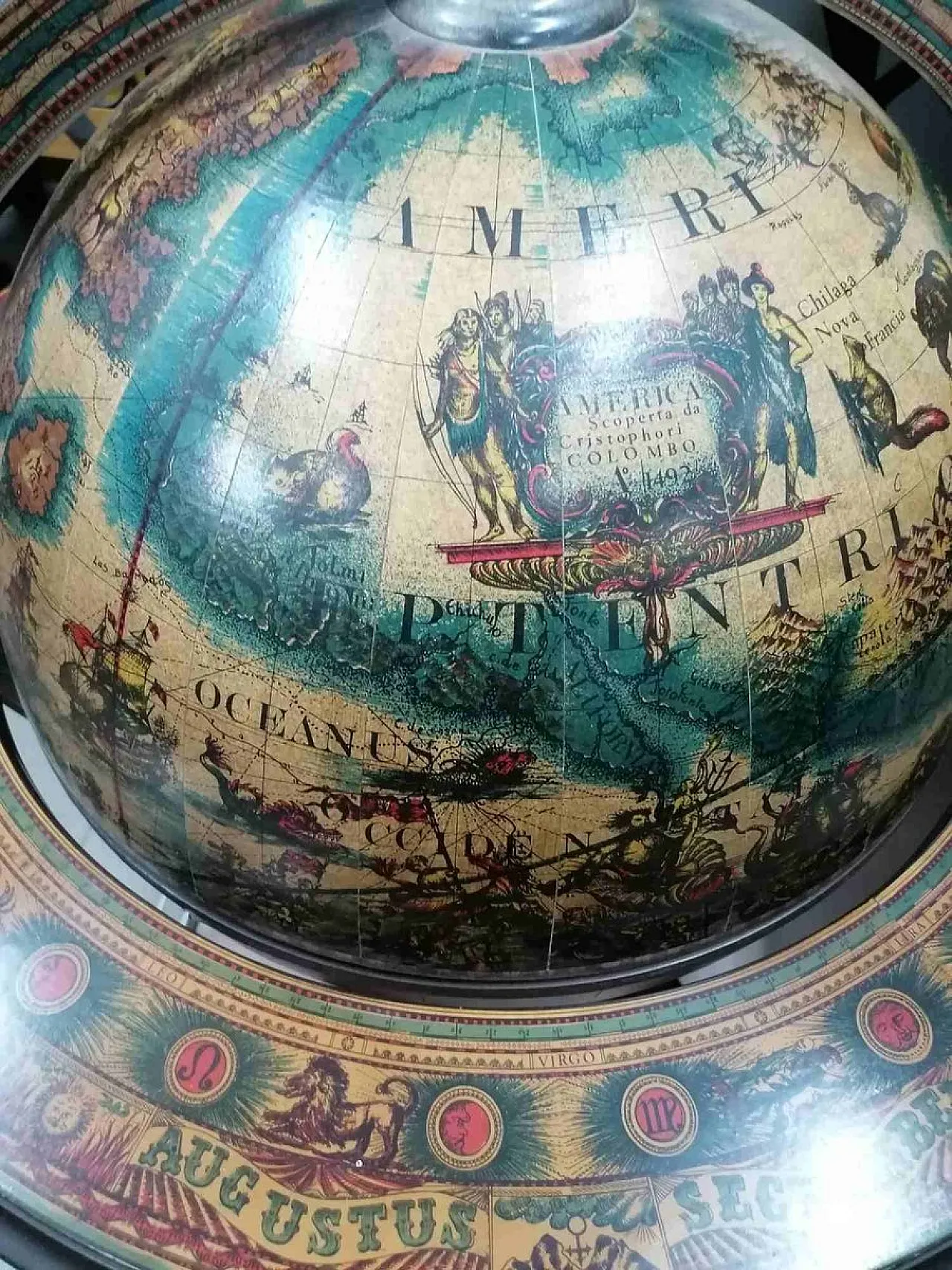 Mappamondo bar mobile, anni '70 6