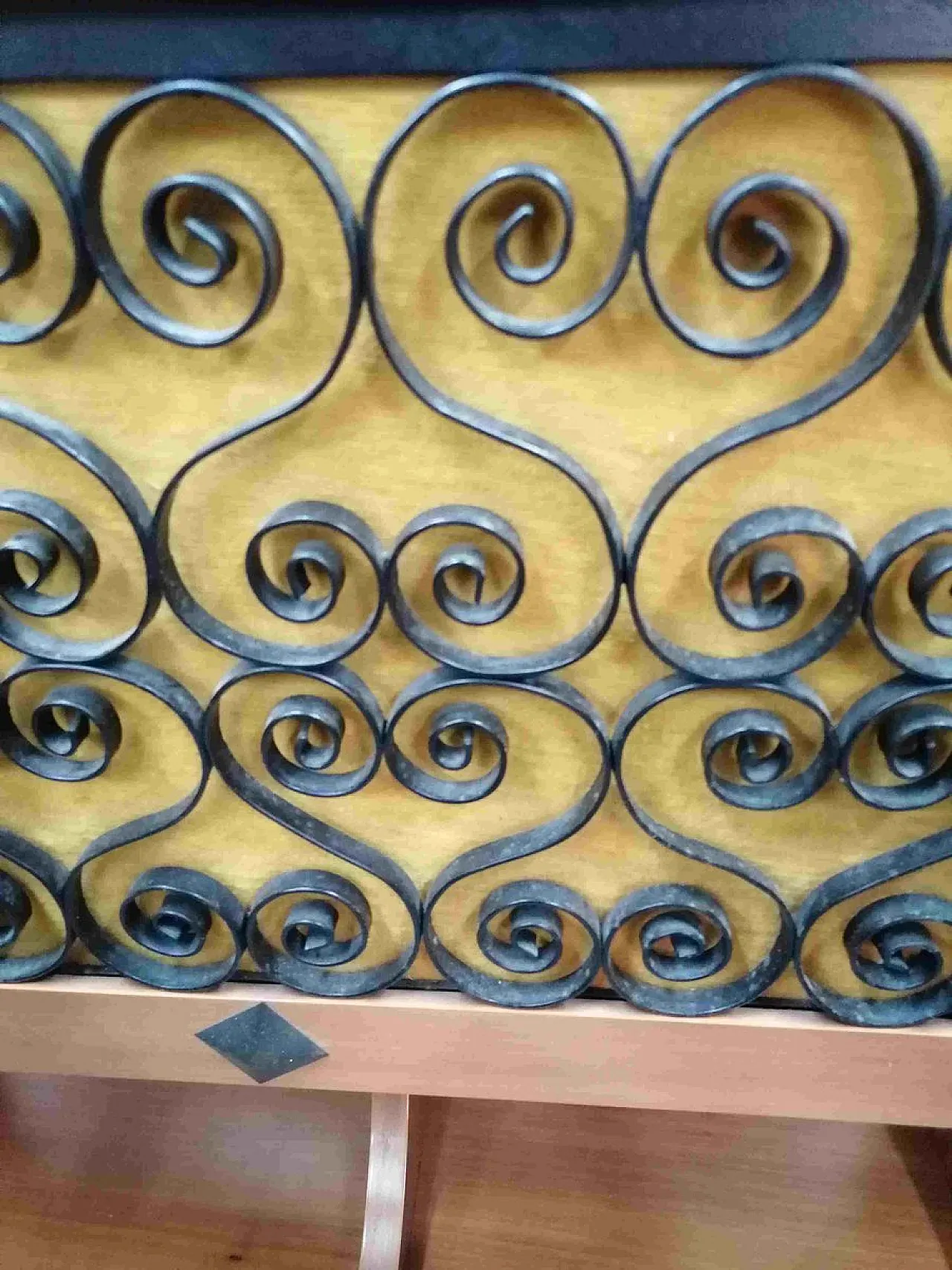 Mobile bar rustico con 2 sgabelli, anni '60 6