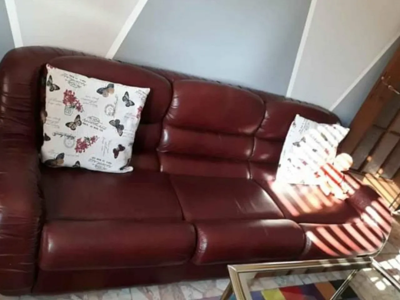 3 Divano e poltrone anatomici in pelle, stile Joe Di Maggio, anni '70 5