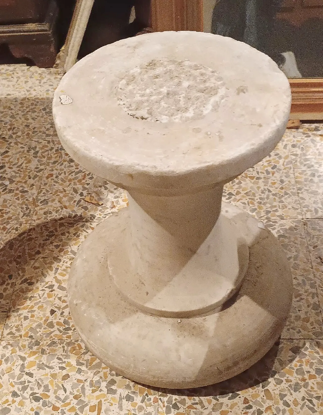 Base in marmo bianco di Carrara, '800 4