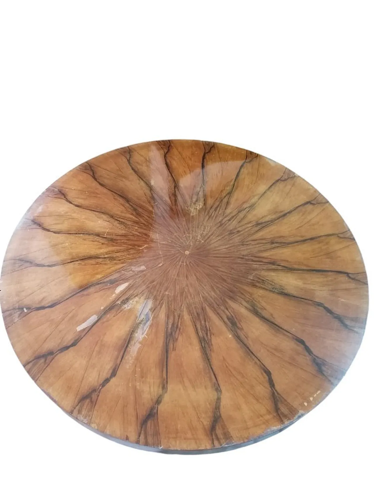 Round Coffee Table with Motif, 1930s 2