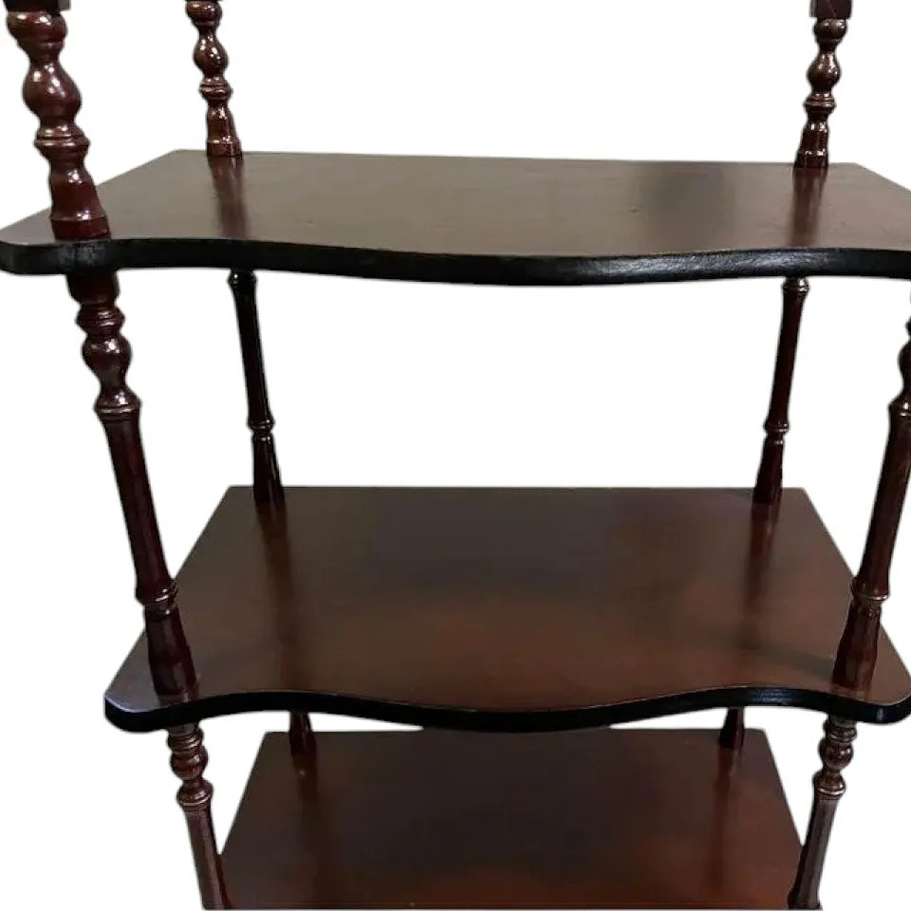 Libreria vittoriana in mogano, fine '800 3