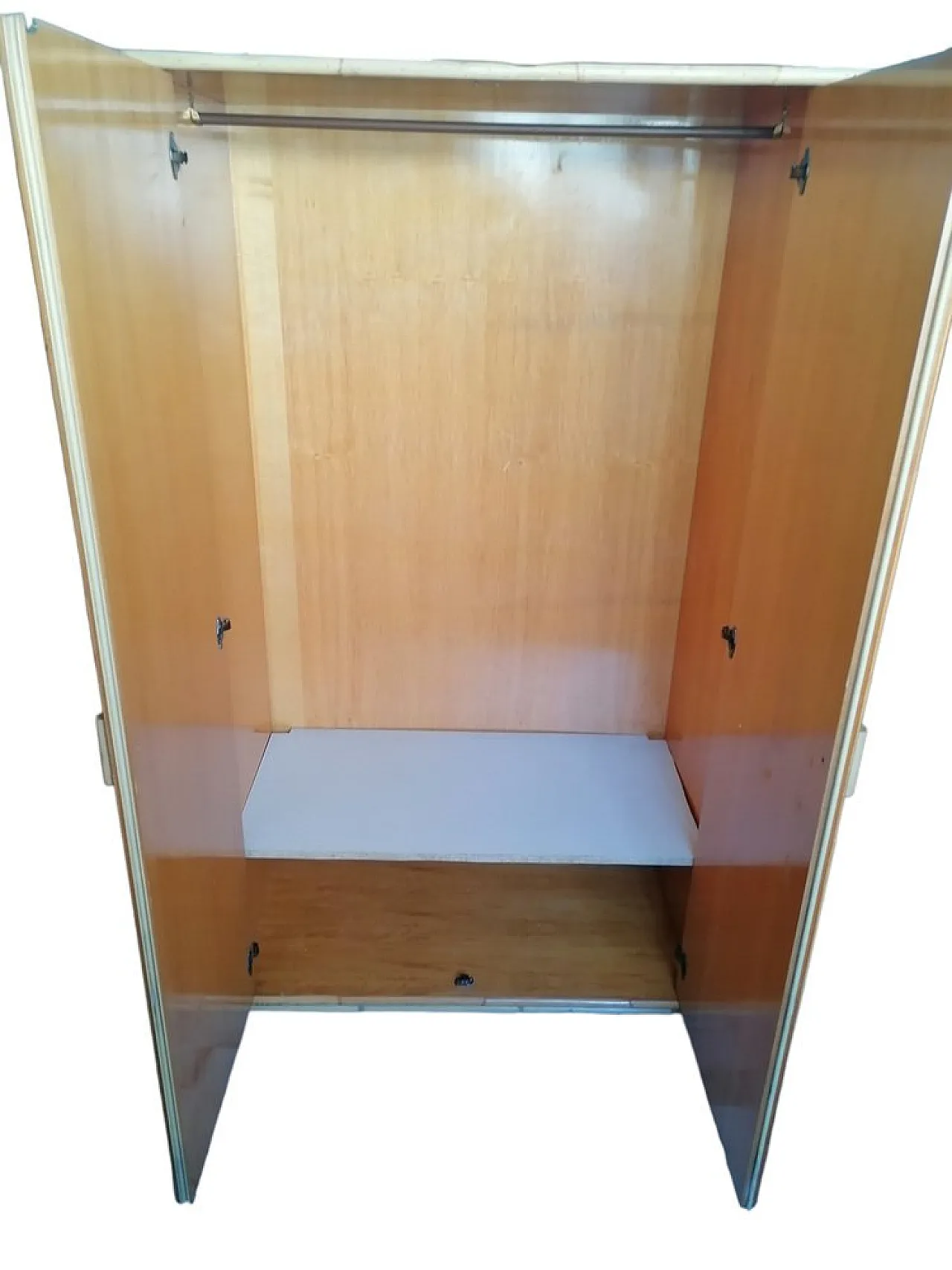 Armadio in bambù e paglia di Vienna, anni '70 3