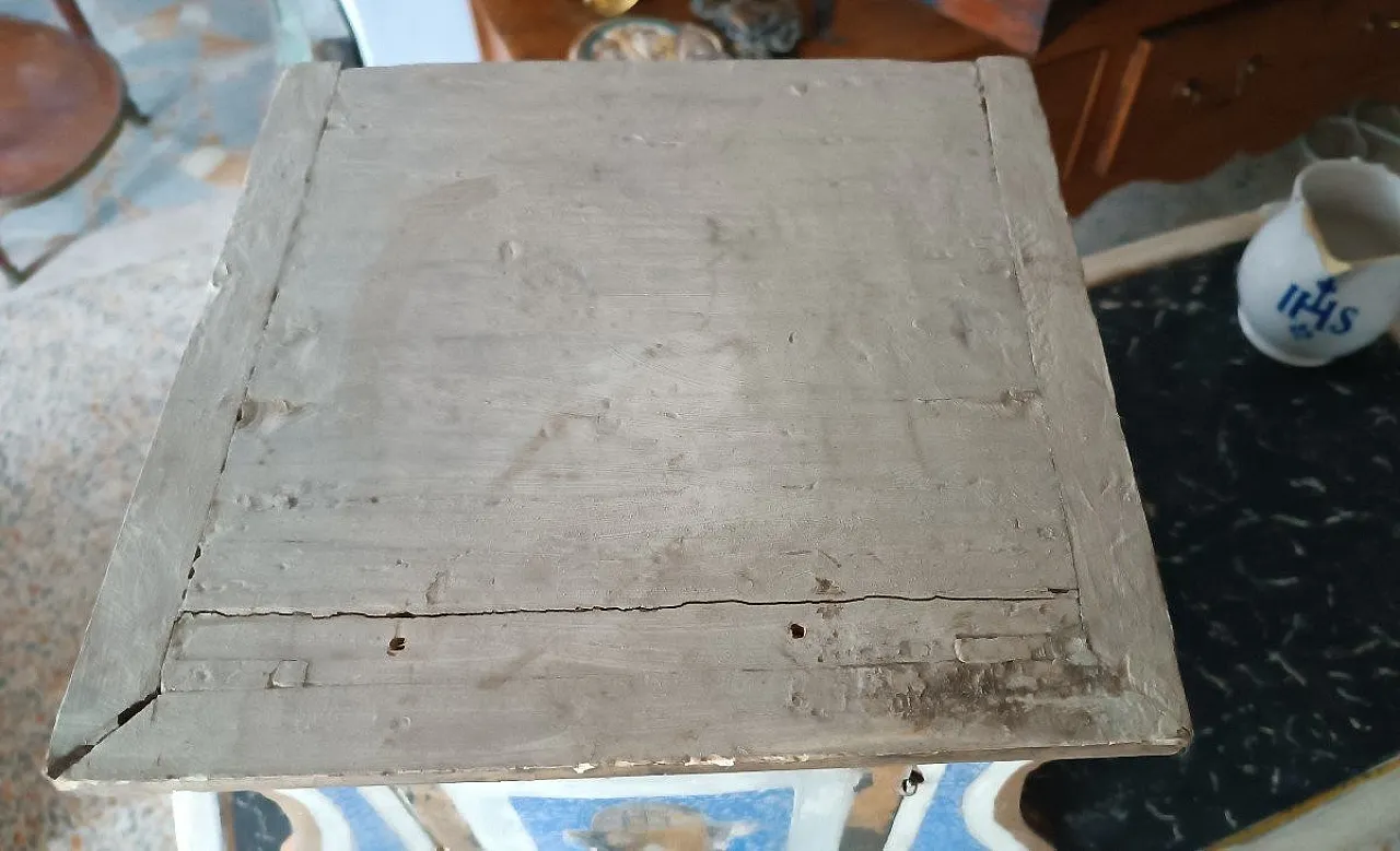 Painted and gilded wooden tabernacle, 18th century 6