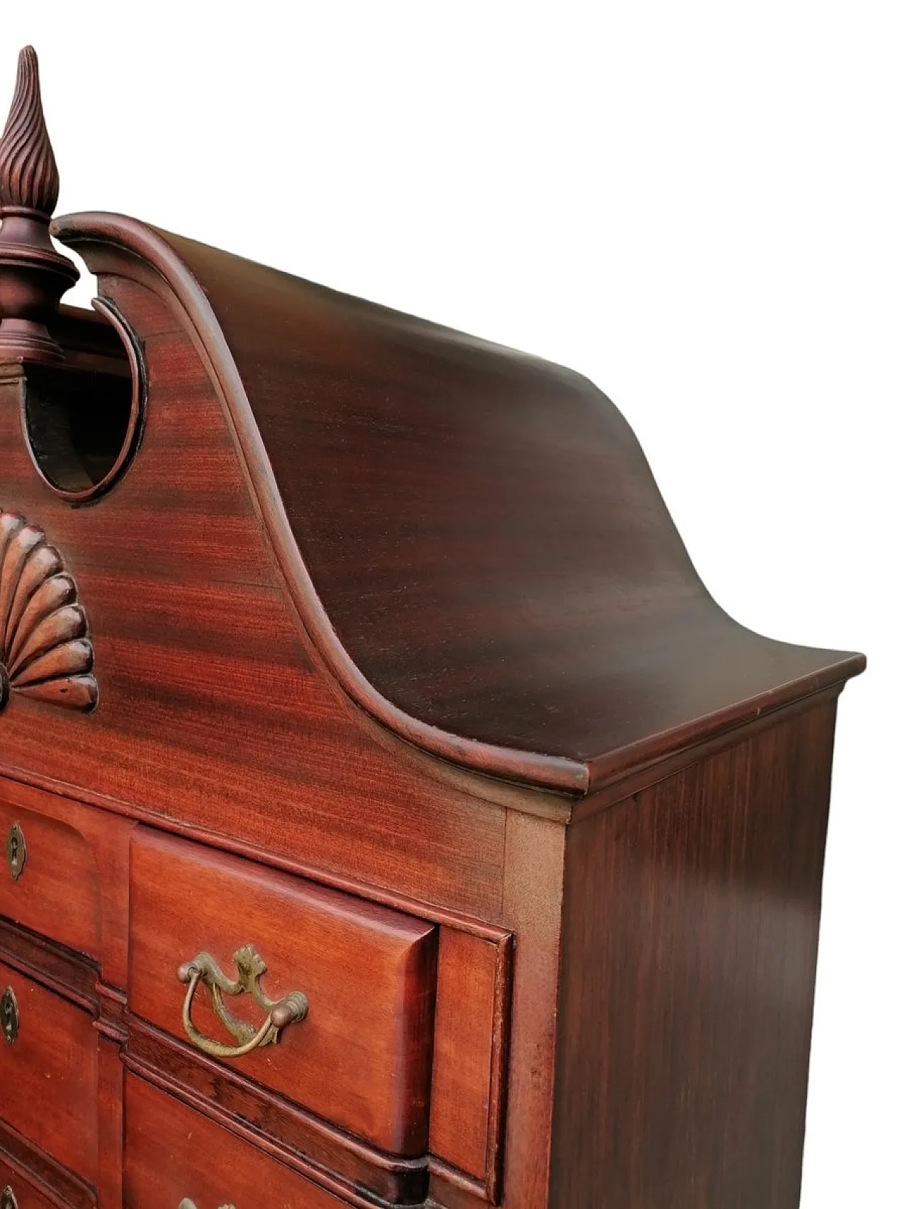 Cassettone alto a 7 cassetti Queen Anne Chippendale, XVIII secolo 4