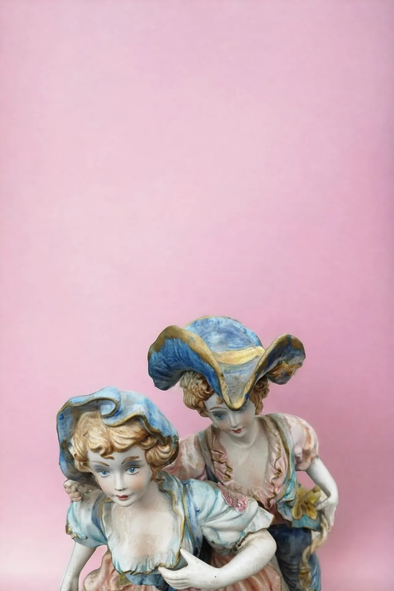 Statuetta di Capodimonte Gruppo di ragazzi con agnello e cane, 1890 7