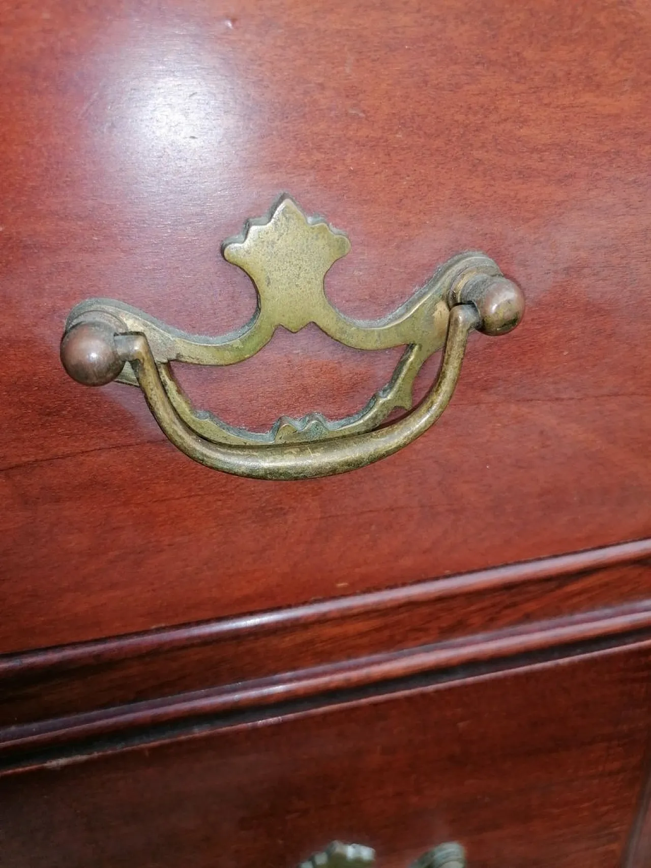 Cassettone alto a 7 cassetti Queen Anne Chippendale, XVIII secolo 12