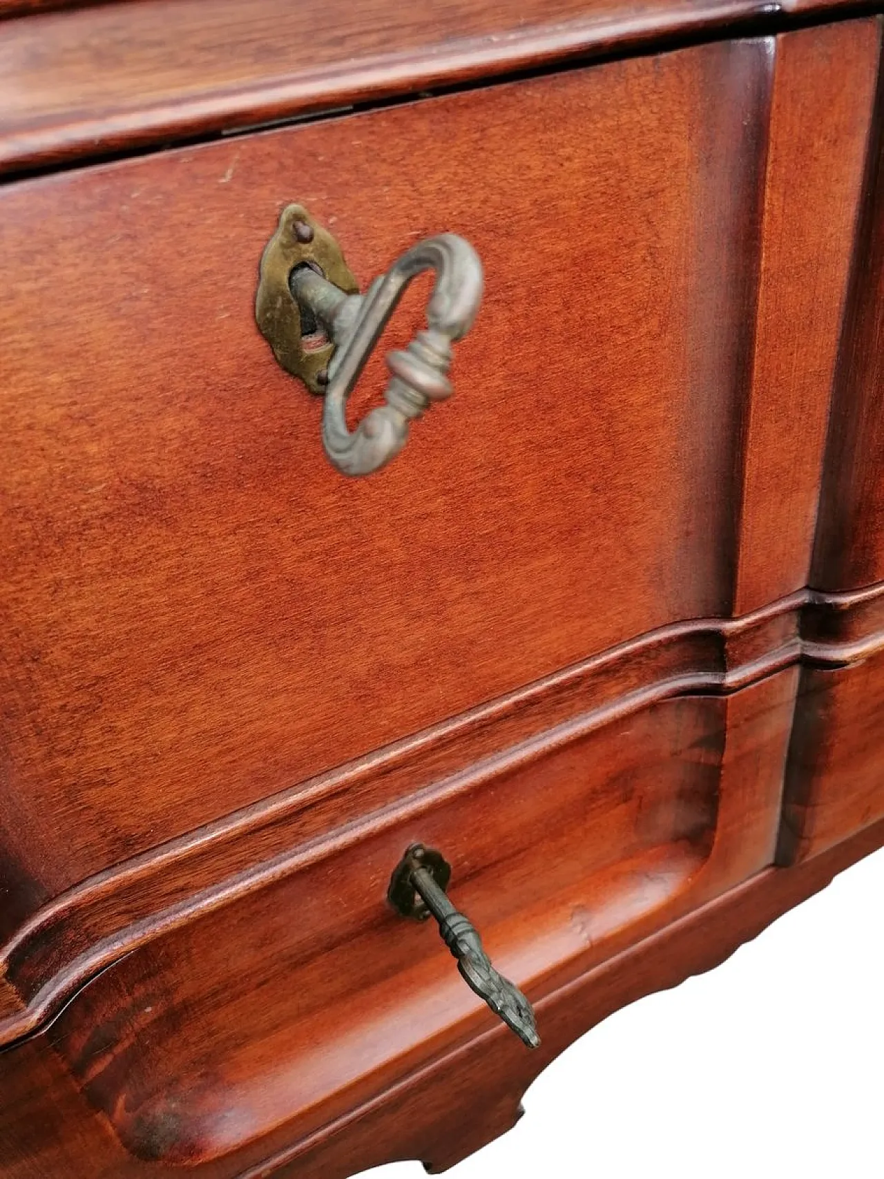 Cassettone alto a 7 cassetti Queen Anne Chippendale, XVIII secolo 15