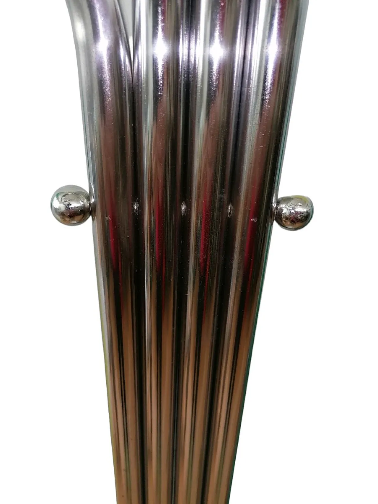 Appendiabiti da terra con base in marmo, anni '70 3