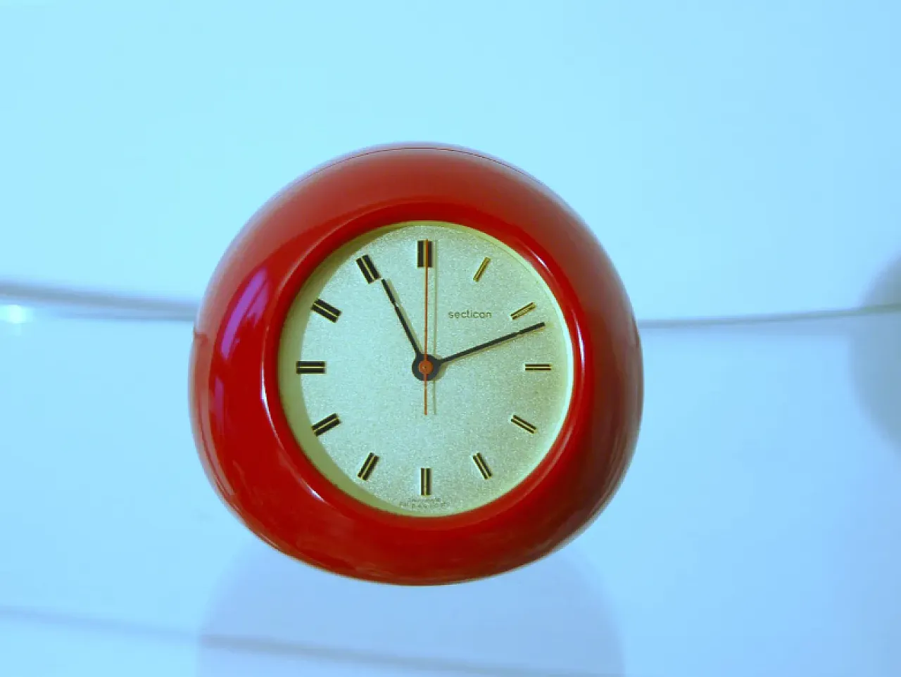 Table clock mod. T2 -di A. Mangiarotti, anni '50 4