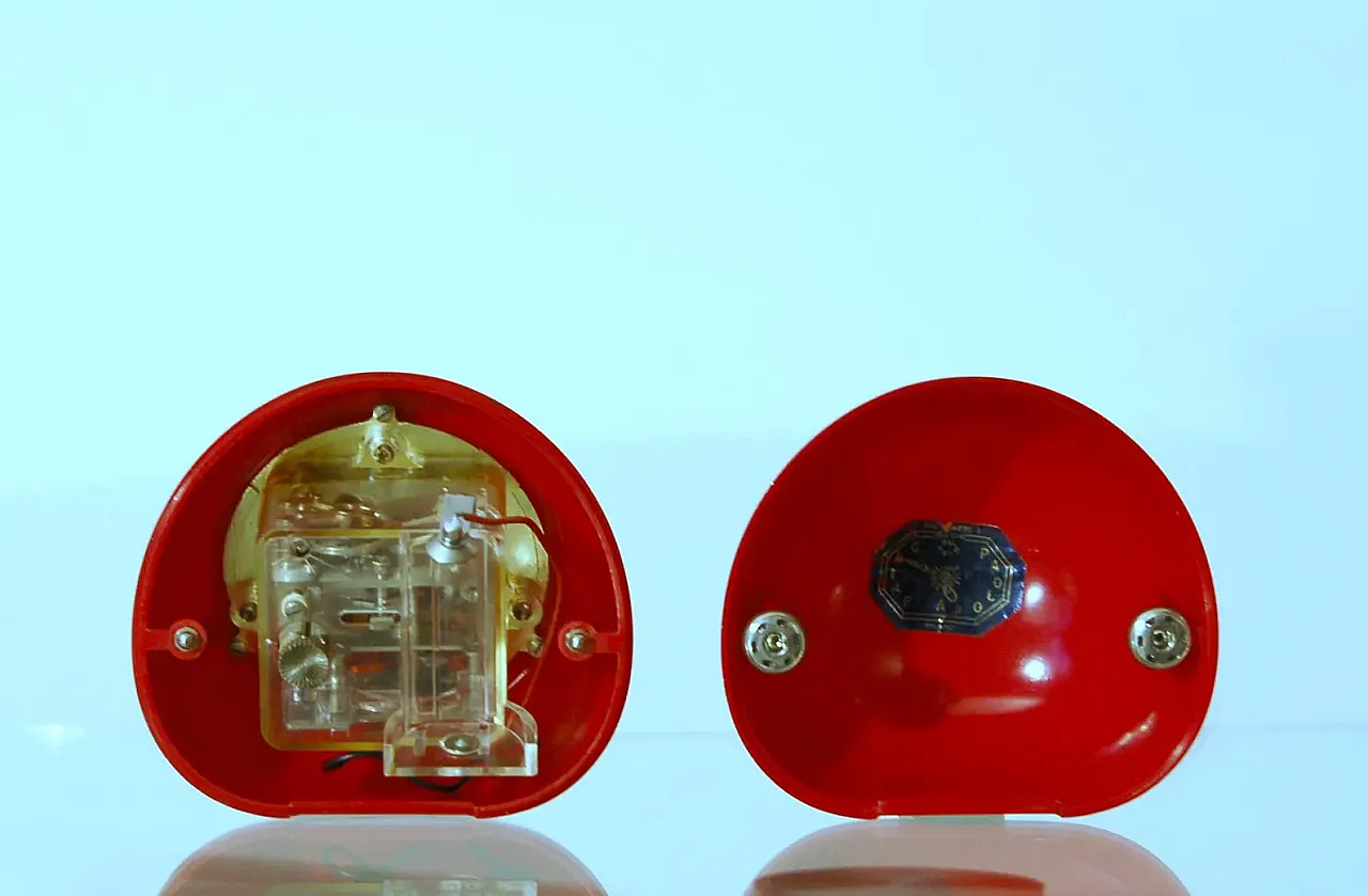 Table clock mod. T2 -di A. Mangiarotti, anni '50 8