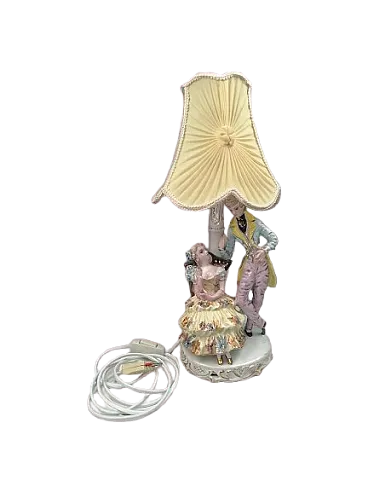 Lampada da tavolo in ceramica, anni '50