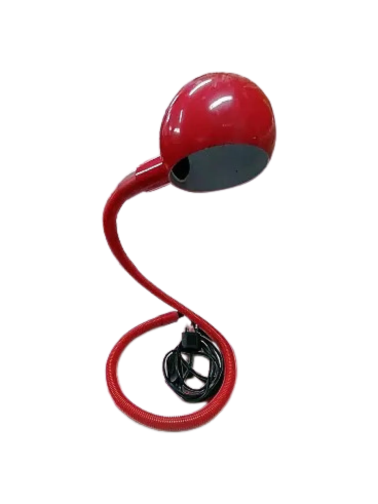 Hebi Snake Gooseneck table lamp by Isao Hosoe for Valenti, 1970s 9