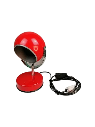 Lampada da tavolo Space Age Eyeball di Veneta Lumi, anni '70